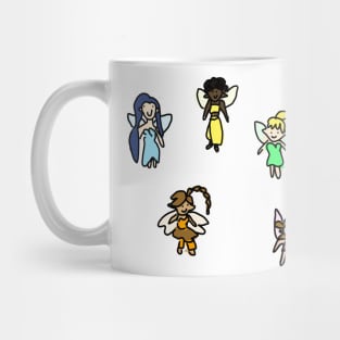 Badly Drawn Fairies Sticker Pack Mug